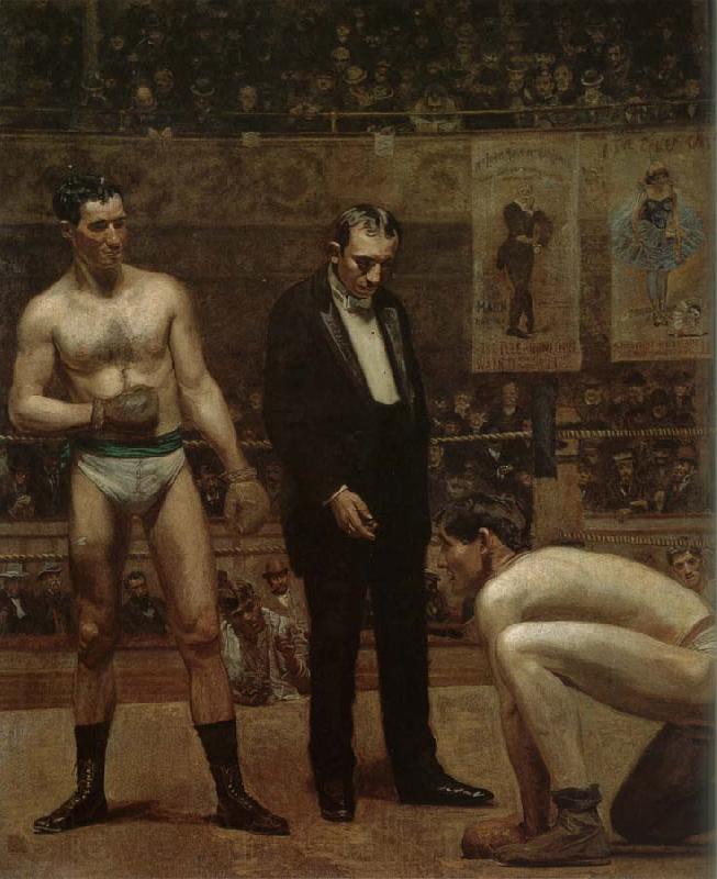 Thomas Eakins Prizefights France oil painting art